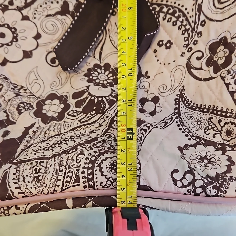 Pink and Brown Paisley Backpack